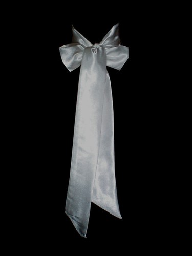 Silver grey satin wedding - grey,