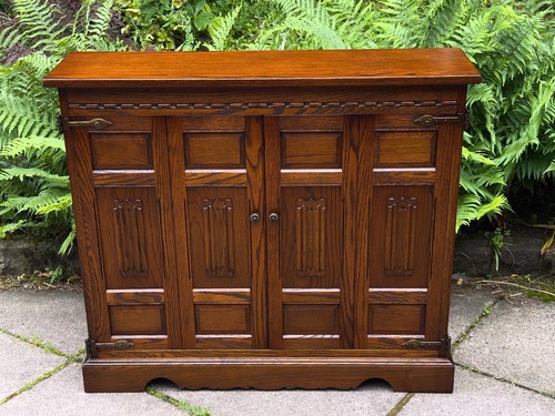 Old charm carved light oak - an,