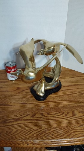 Solid brass mcm flying ducks - solid,