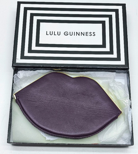 Lulu guinness leather - guinness, damson