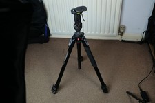 Manfrotto Tripod Carbon Fibre with Joystick Head + Bag