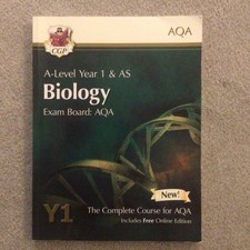 Biology A-Level Year 1 & AS CGP AQA Student Book