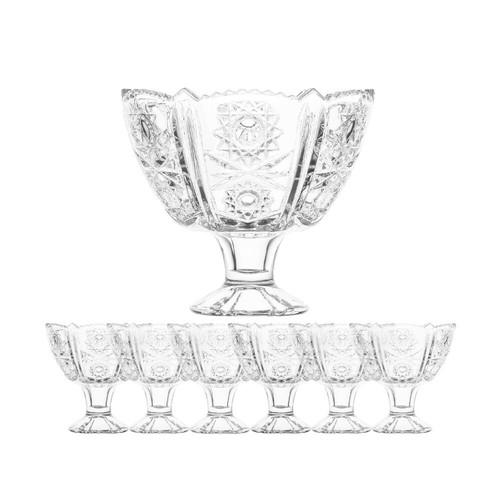 Piece footed glass - footed,