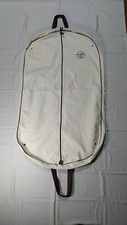 Hermes Garment Bag Suit Dress Protector Cotton Canvas Cream Case Cover Pre-owned
