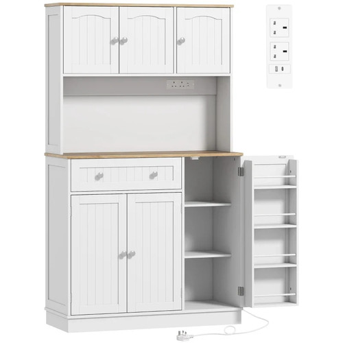 Tall kitchen cupboard with - tall,
