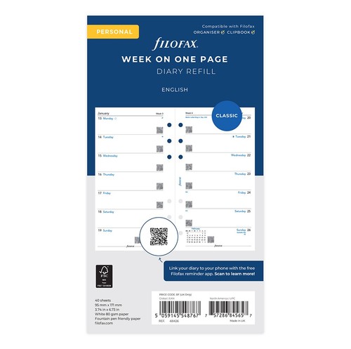 Filofax 2027 personal diary - filofax,