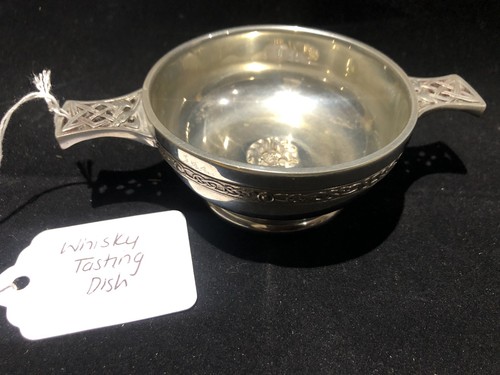 Scottish quaich pewter nice - quaich,