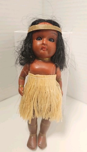 Bisque maori doll jointed - maori, doll,