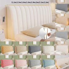 Luxury Velvet Quilted Headboard Cover Soft Bed Head Back Decor Elastic Protector