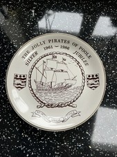 Rare POOLE POTTERY Limited Edition The JOLLY PIRATES SILVER JUBILEE PLATE