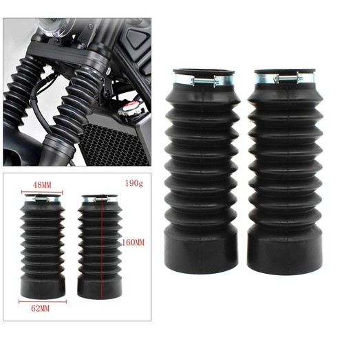 Fork cover shock rubber long - shock,