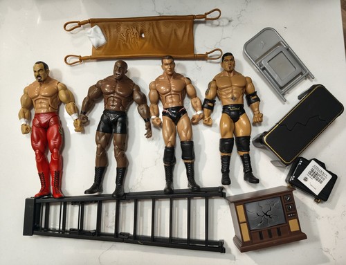 Wrestler figures job lot with - wrestler,