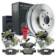 2x Brake Caliper Brake Discs Pads Warning Contact Front for BMW 3 3 Series E46 Z4 E85