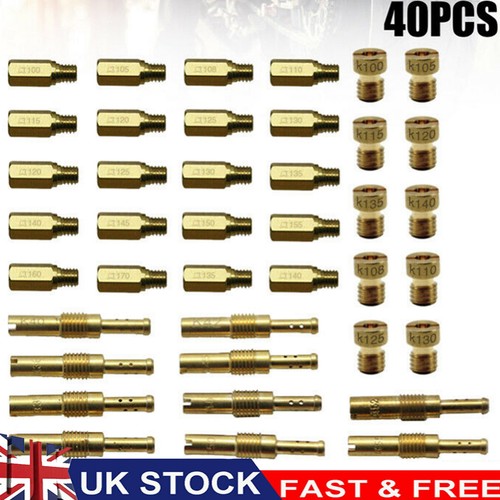 40pcs carburetor main jets - main,