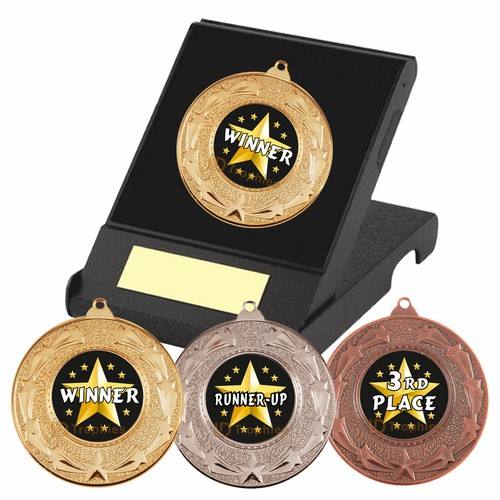 Winner medal box - winner, runner-up