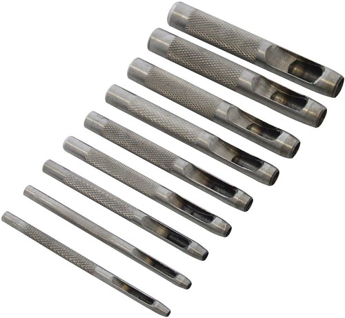 9pc hollow hole punch set - 9pc,
