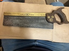 Vintage Marples Hibernia Brass Backed 12” 14tpi Tenon Saw 1900