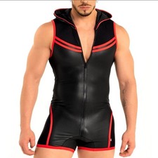 Men Sexy SexyAH Kinky Zip Body