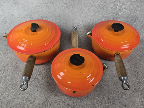 Creuset cast iron saucepan - iron,
