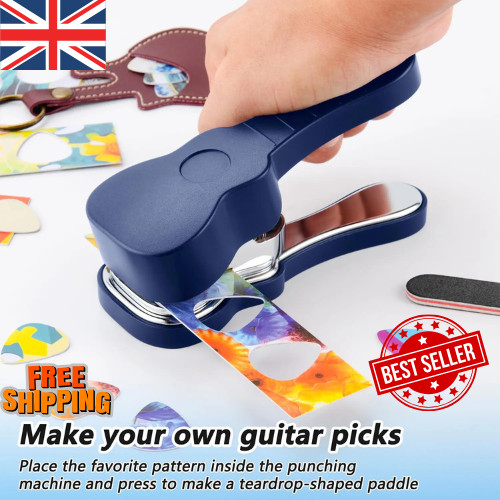 Guitar pick punch - pick, diy