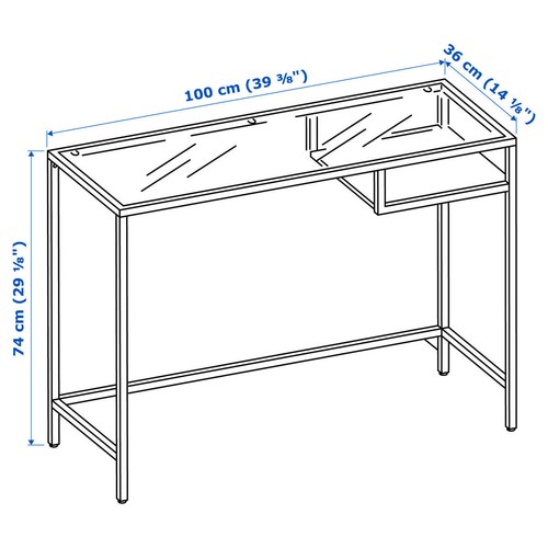 Ikea vittsjö laptop table - vittsjÖ,