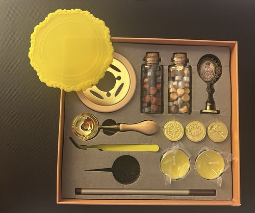 Wax seal stamp kit - wax, withgift