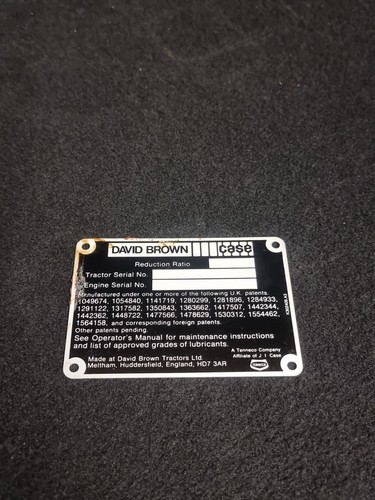 David brown case tractor - david,