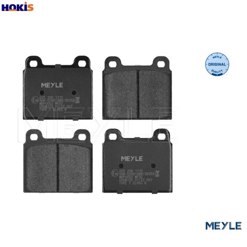 Brake pad set disc - brake, 025