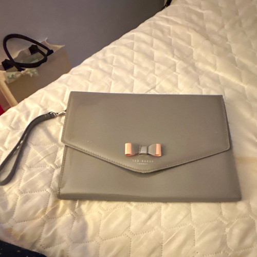 Ted baker grey faux - grey, leather