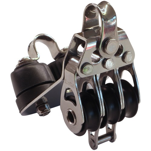 Triple fixed pulley block cam - fixed,