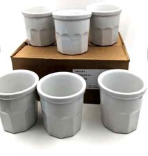 6 x Pillivuyt France White Jam