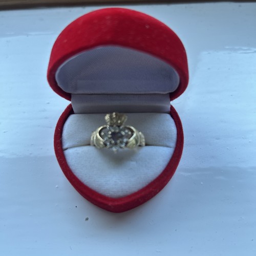 Amethyst gold ring 9ct vintage - amethyst,