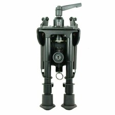 6" to 9" Pivot/Rotating Bipod with Adjustable Leg with spring return for hunting