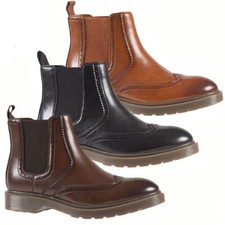 MENS DEALER BOOTS CHELSEA PULL