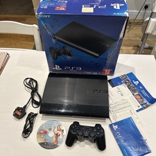 PlayStation 3 PS3 Super Slim 12GB Games Console | PS3 Super Slim GTA V Boxed