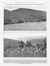 HUNTING Chase on Exmoor