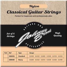 Nylon Classical Guitar Strings Premium Set of 6 Johnny Brook Standard Heavy UK