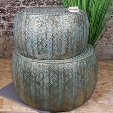 Jodai Drum Side Table Set