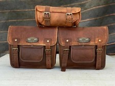 Real Brown Goat Leather COMBO