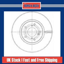 2x Brake Discs Pair Vented For Honda HR-V MK2 1.6i-DTEC Front 45251T3VA01