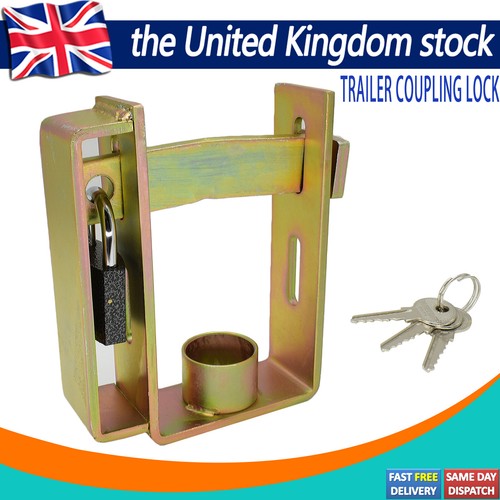 Trailer hitch coupling lock - trailer,