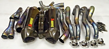 SUZUKI GSXR GSX-R 1000 LO FULL AKRAPOVIC TITANIUM EXHAUST SYSTEM  2007 - 2008
