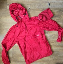 35j Peter Storm Red Packable Cagoule Red Small Waterproof Lightweight Breathe