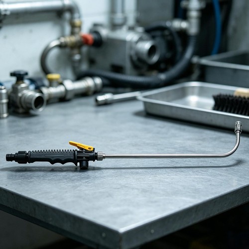 Clean hard reach - to, with