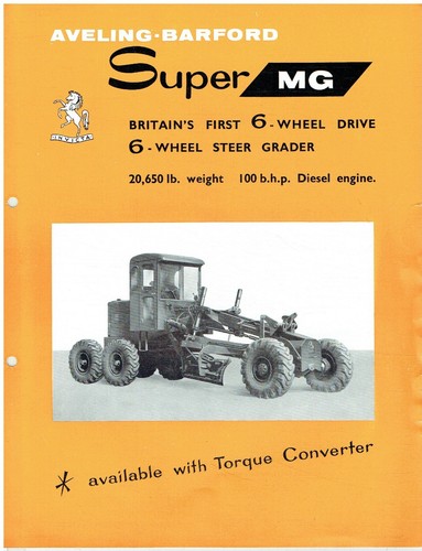 Aveling barford super - super, mg