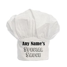 PERSONALISED Chefs Chef's Hat
