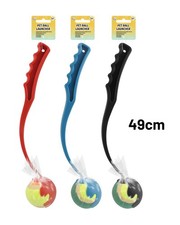 Dog Ball Launcher Thrower 49cm Pet Fetch Training Ball UK