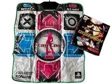 Official KONAMI DDR Dance Dance Revolution Mat Controller PlayStation PS1 RU017