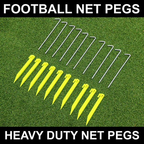 Football goal net pegs - football,
