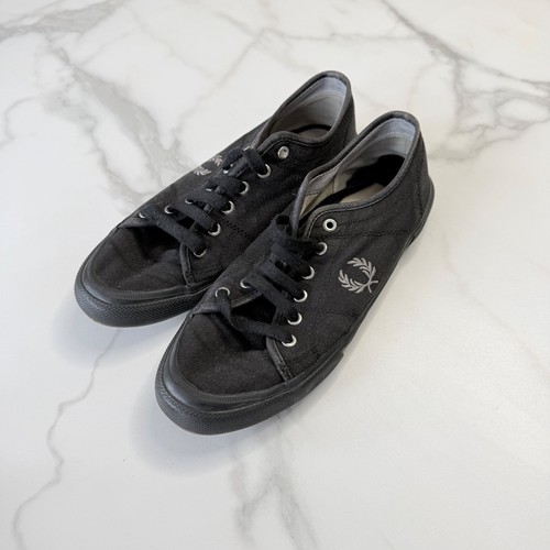 Fred perry black canvas - fred,